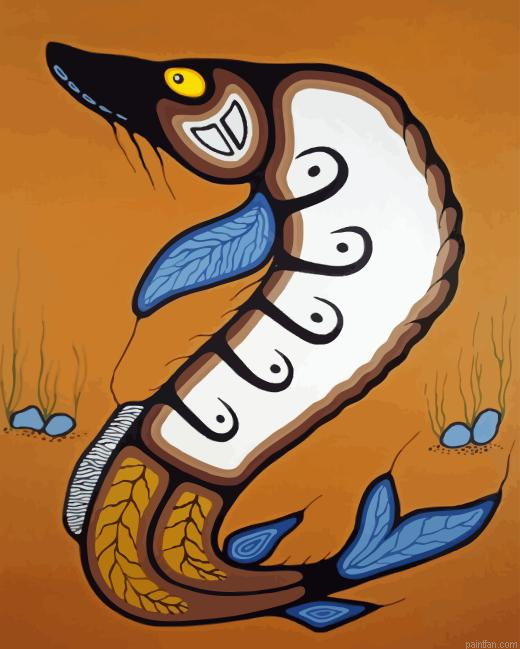 Sturgeon Art Paint By Numbers.png