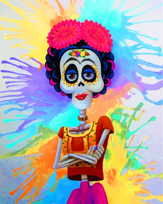 Sugar Skull Frida Paint By Number.png