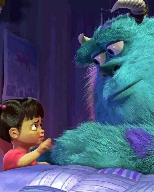 Sulley And Boo Paint By Numbers.png