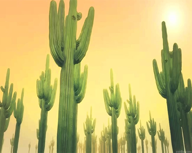 Sunny Day Cactus New Paint By Numbers.png