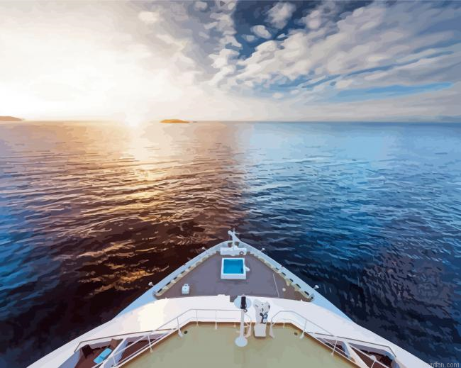 Sunrise Cruise Ship Paint By Numbers.png