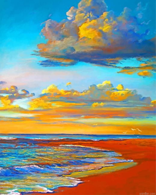 Sunset Beachside Paint By Number.png