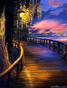 Sunset Boardwalk Paint By Numbers.png