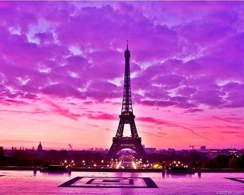 Sunset Eiffel Paint By Numbers.png