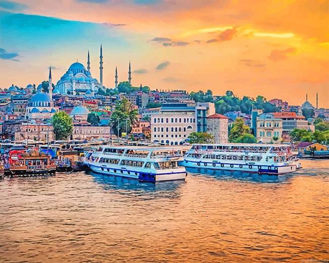 Sunset In Istanbul New Paint By Numbers.png