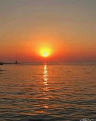 Sunset Sea View Of Lebanon Paint By Number.png