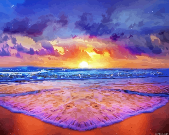 Sunset Seascape Paint By Number.png