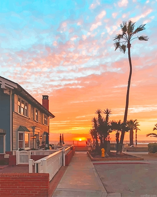 Sunset View Los Angeles New Paint By Numbers.png