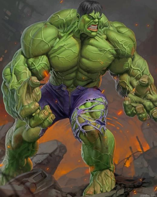 Super Hero Hulk New Paint By Numbers.png