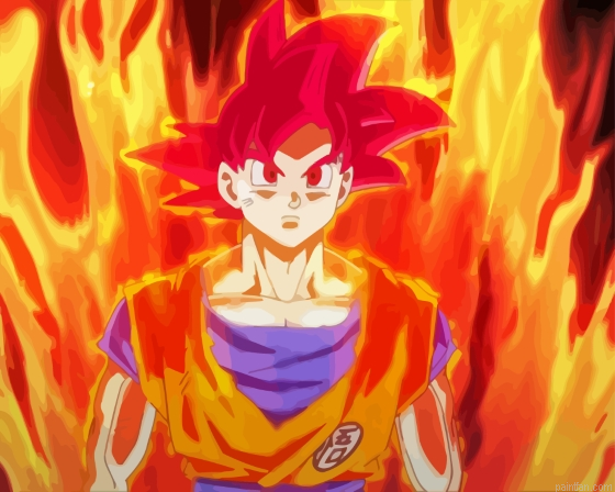 Super Saiyan God Paint By Numbers.png