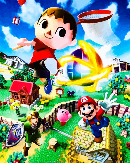Super Smash Bros Paint By Numbers.png