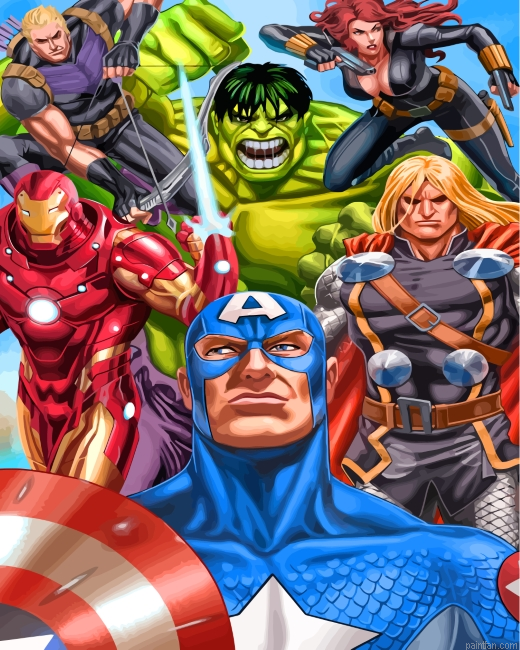 Superheroes Paint By Number.png
