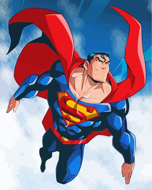 Superman Superhero Paint By Number.png