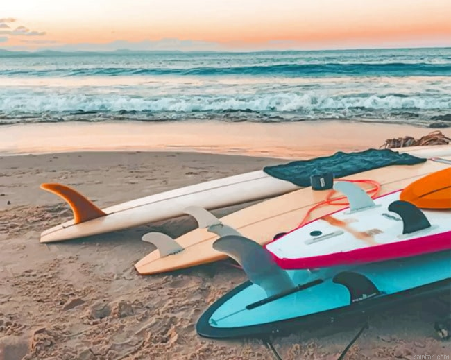 Surf Boards Seascapes Paint By Numbers.png