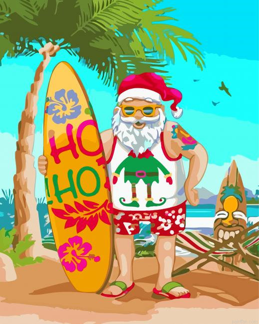 Surfing Santa Paint By Numbers.png