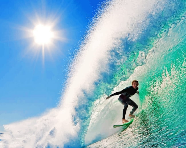 Surfing The Waves Paint By Number.png