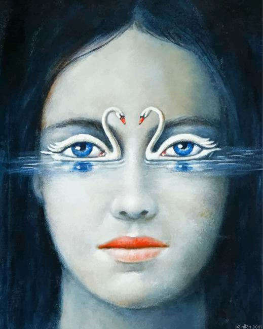 Swans Eyes Paint By Number.png