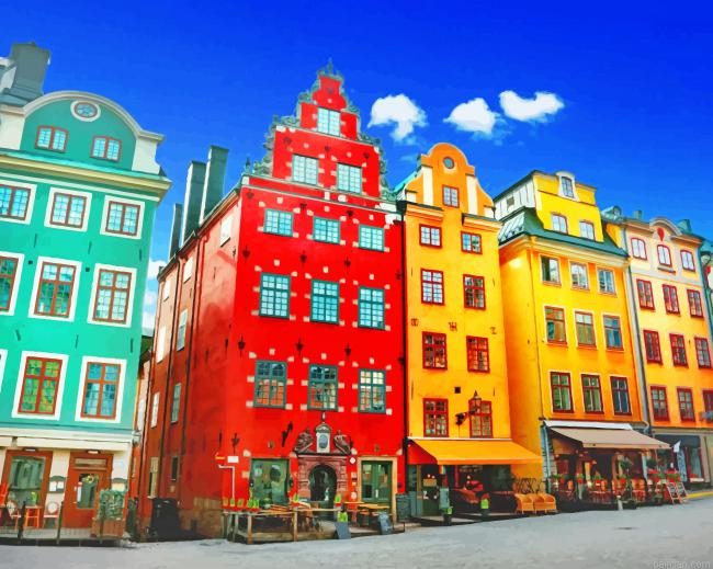 Sweden Stockholm Paint By Numbers.png