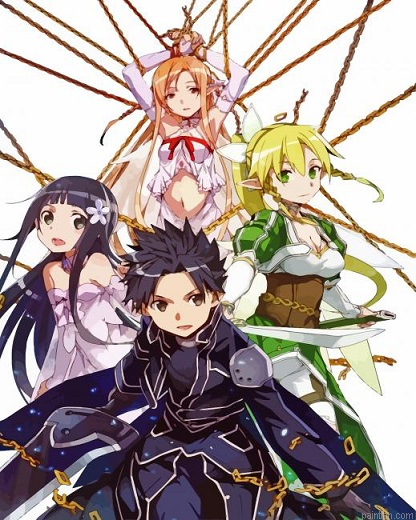 Sword Art Online Anime Paint By Numbers.png