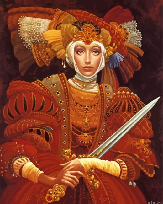 Sword Woman Paint By Number.png