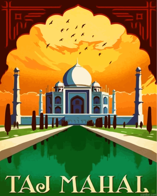 Taj Maha India Paint By Number.png