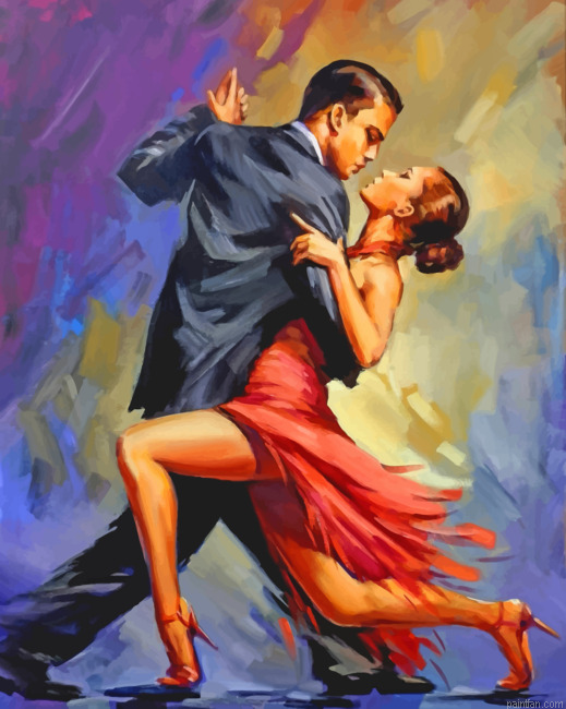 Tango Dancers Art Paint By Numbers.png
