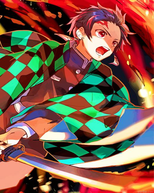 Tanjiro Kamado Paint By Number.png
