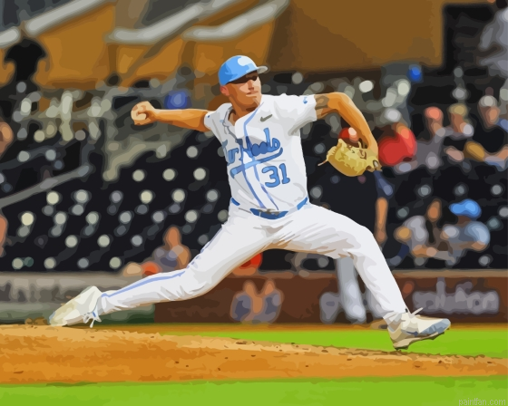 Tar Heels Baseball Player Paint By Numbers.png
