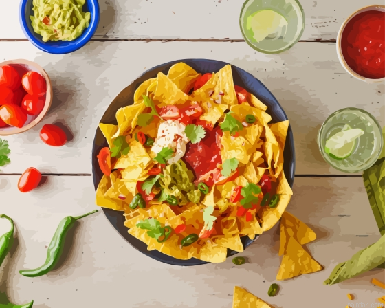 Tasty Nachos Dish Paint By Numbers.png