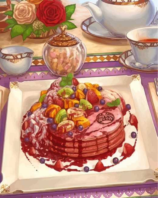 Tasty Pancakes Paint By Number.png