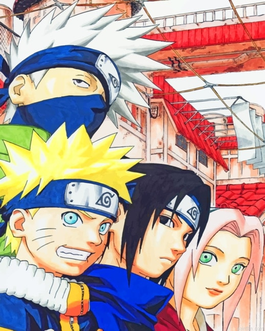 Team Minato And Team Kakashi New Paint By Numbers.png
