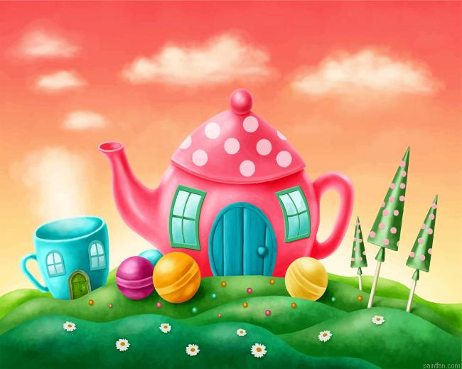 Teapot House Paint By Number.png