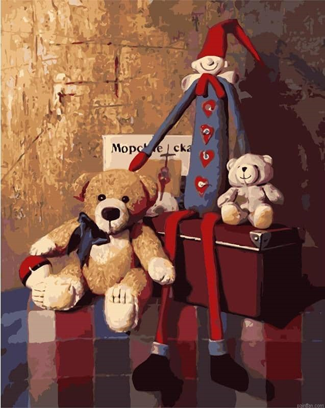 Teddy Bears Toys Paint By Numbers.png