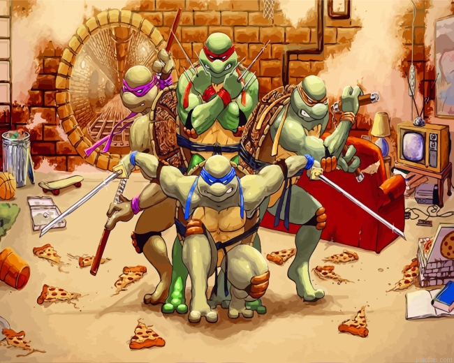 Teenage Mutant Ninja Turtles Paint By Number.png