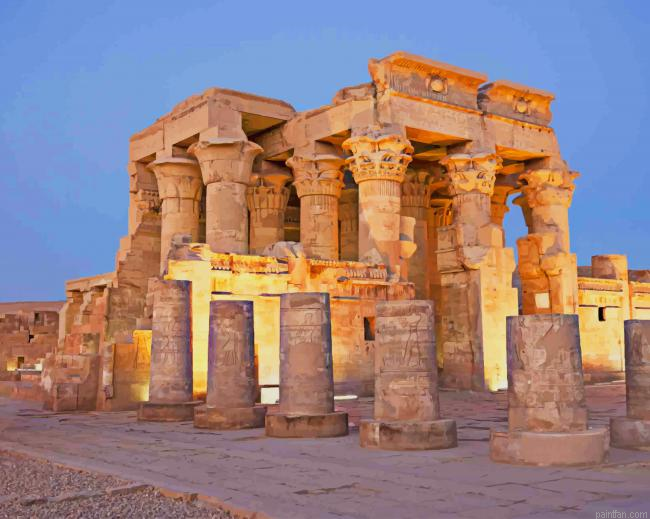 Temple Of Kom Ombo Egypt New Paint By Numbers.png