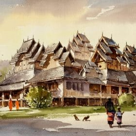 Temple Of The Emerald Buddha Paint By Numbers.png