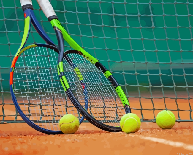 Tennis Game Equipment Paint By Number.png