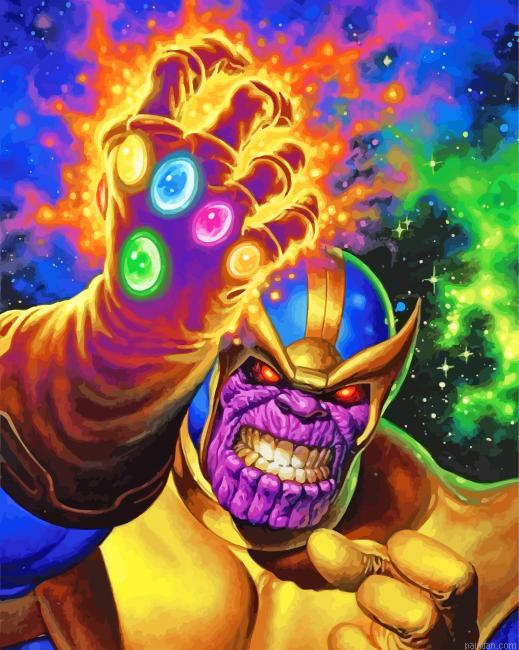 Thanos Marvel Comics Art Paint By Number.png