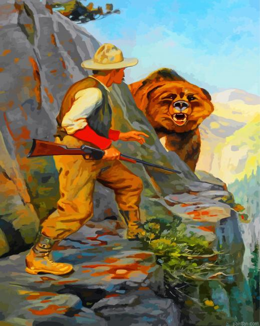 The Bear Attack Paint By Number.png