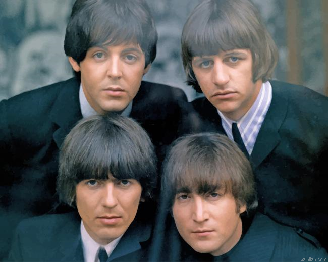 The Beatles Ringo Starr Paul Mccartney George New Paint By Number.png