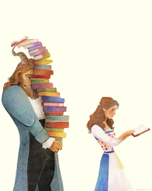The Beauty And The Beast Reading New Paint By Numbers.png