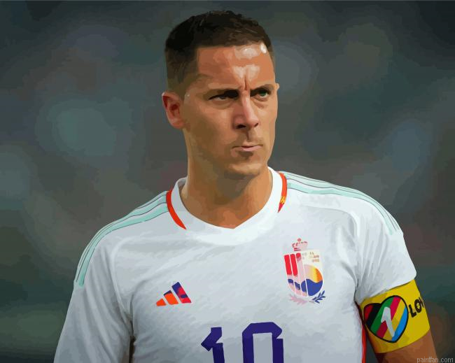 The Footballer Hazard Paint By Numbers.png