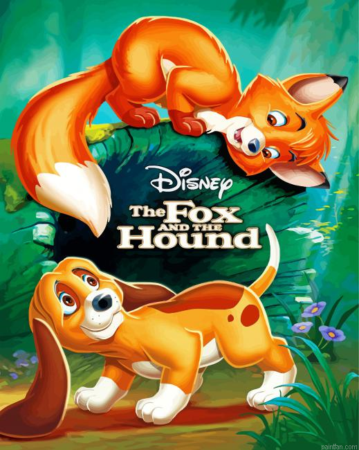 The Fox And The Hound Paint By Number.png