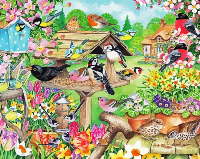 The Garden Birdfeeder Paint By Numbers.png