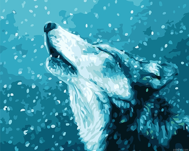 The Howl Of A Lone Wolf New Paint By Numbers.png