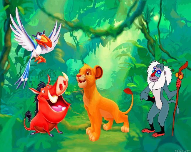 The Lion King Characters Paint By Number.png