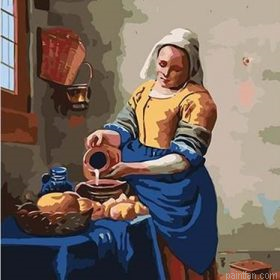 The Milkmaid Paint By Numbers.png