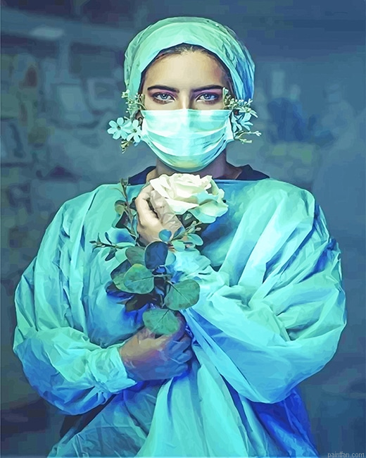 The Nurse Is The Real Hero New Paint By Numbers.png