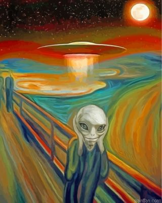The Scream Alien Paint By Numbers.png