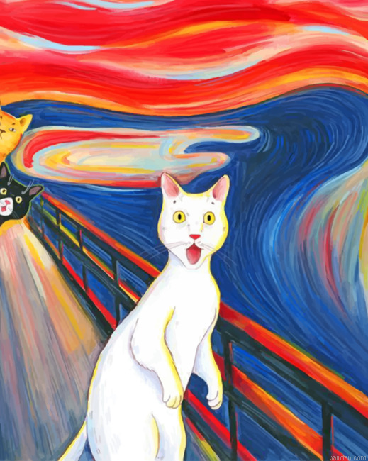 The Scream Cat Paint By Number.png
